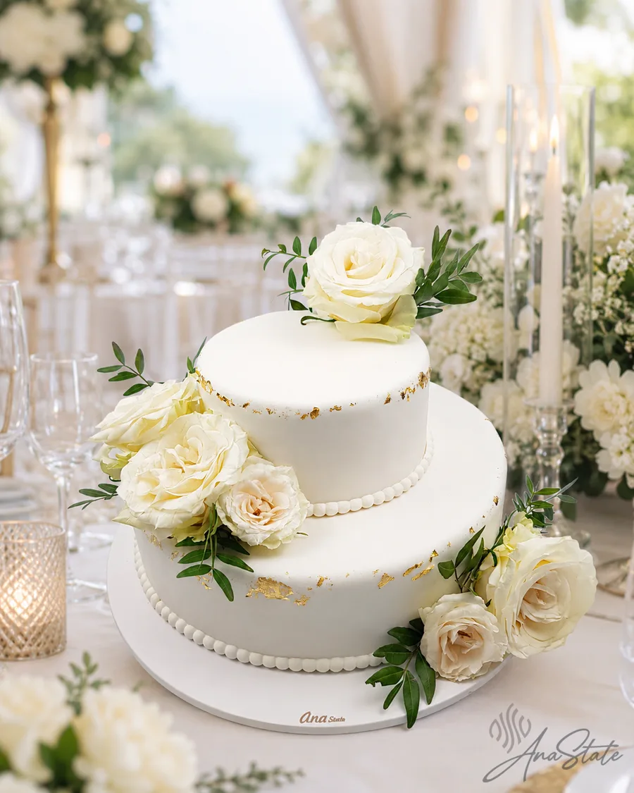 Tort de nuntă selecție Ana State Ploiești - foto 5