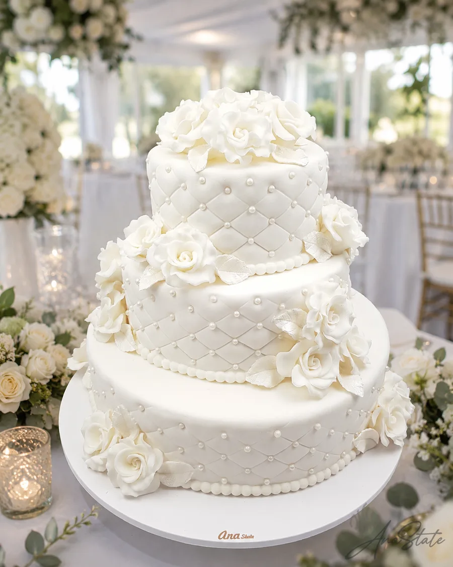 Tort de nuntă selecție Ana State Ploiești - foto 7