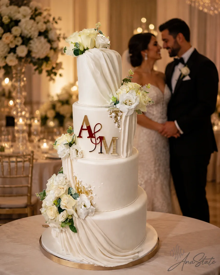 Tort de nuntă selecție Ana State Ploiești - foto 49