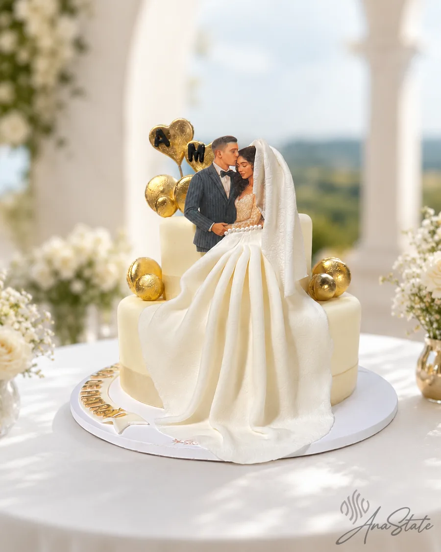 Tort de nuntă selecție Ana State Ploiești - foto 59