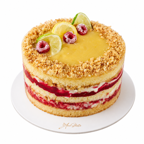 Tort cu ZMEURĂ&LĂMÂIE