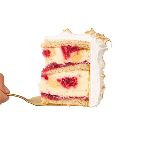 Tort cu ZMEURĂ&LĂMÂIE