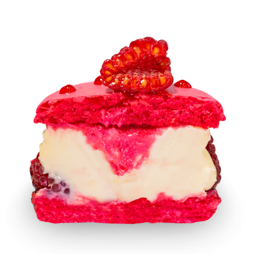 Tort MACARONS CU ZMEURA